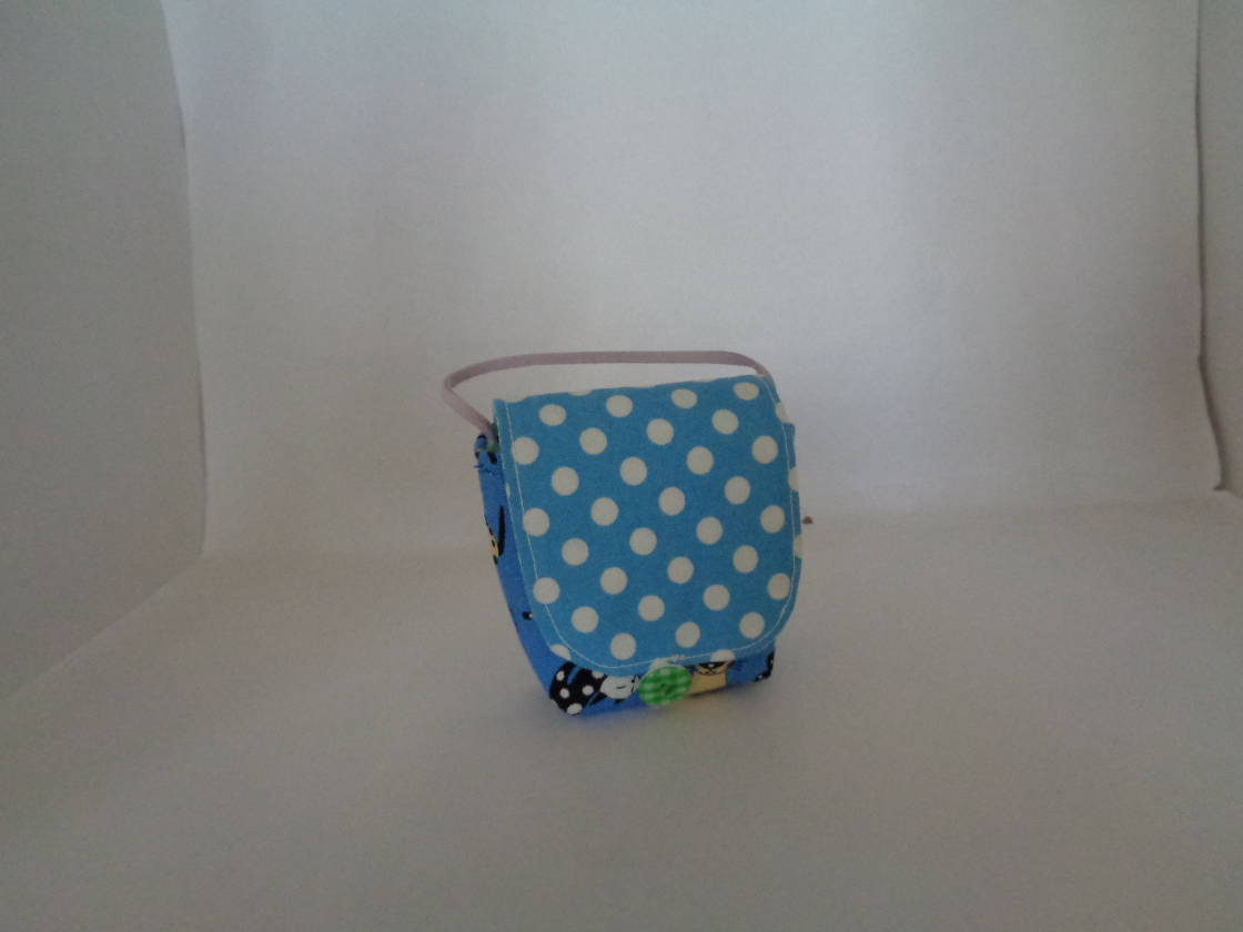 ☆ハンドメイド　☆小物入れ　☆キャンディ入れに　☆ポーチ　☆ミニバッグ　☆洋装の市松人形　☆可愛い_4