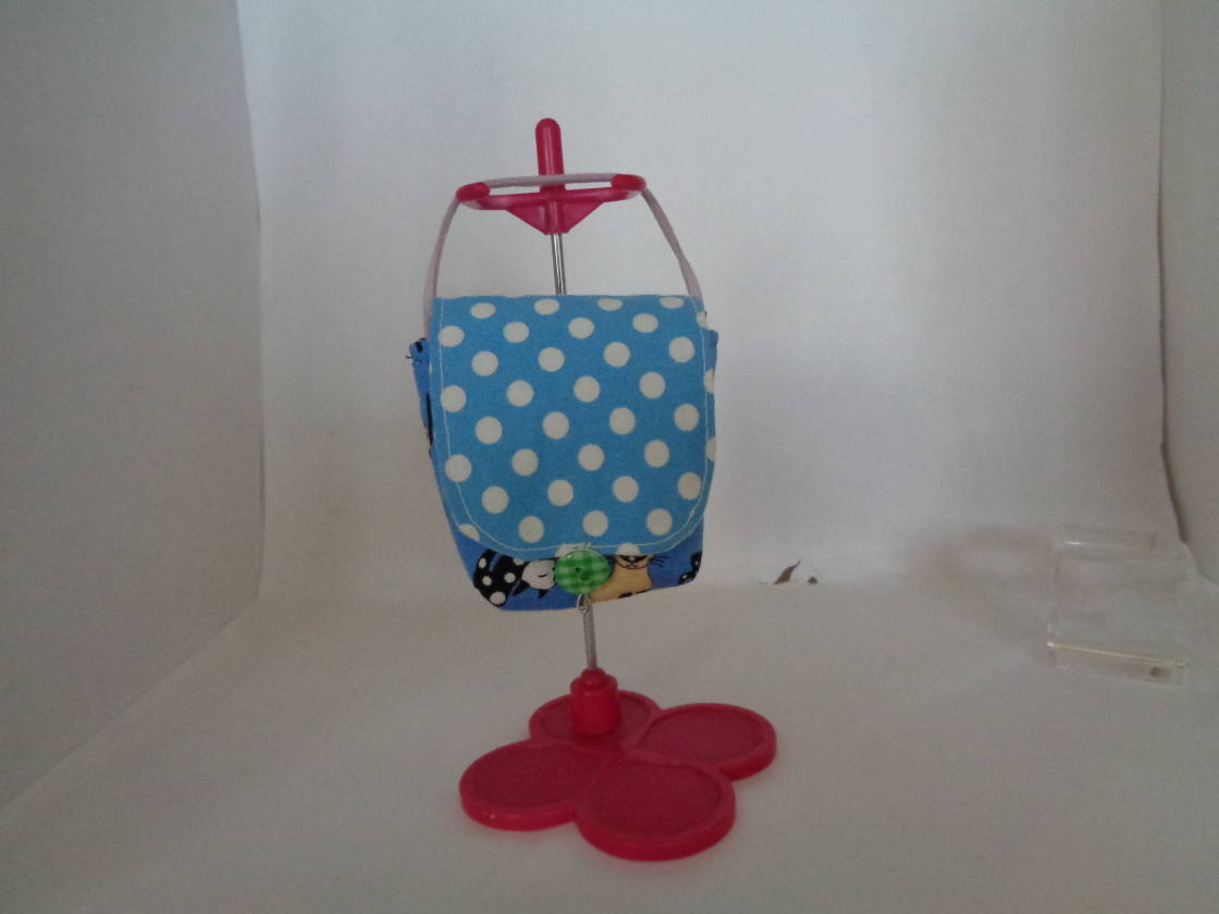 ☆ハンドメイド　☆小物入れ　☆キャンディ入れに　☆ポーチ　☆ミニバッグ　☆洋装の市松人形　☆可愛い_5