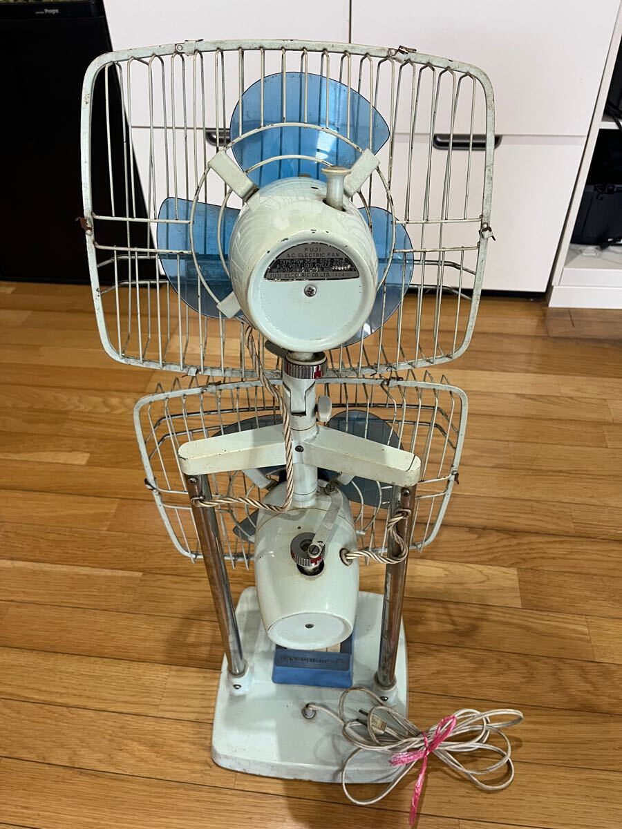 Fuji 富士電機 2段式 扇風機 FSW 2564 25cm 昭和レトロ アンティーク