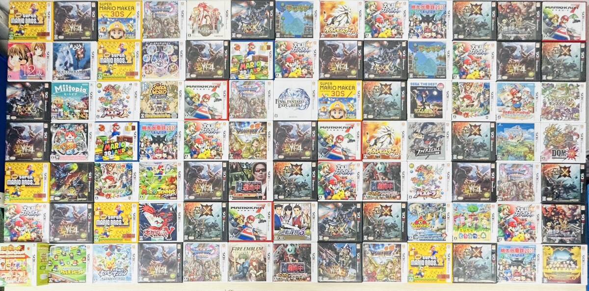 Nintendo ニンテンドー 3DS ソフト ケース付 91本 マリオメーカー