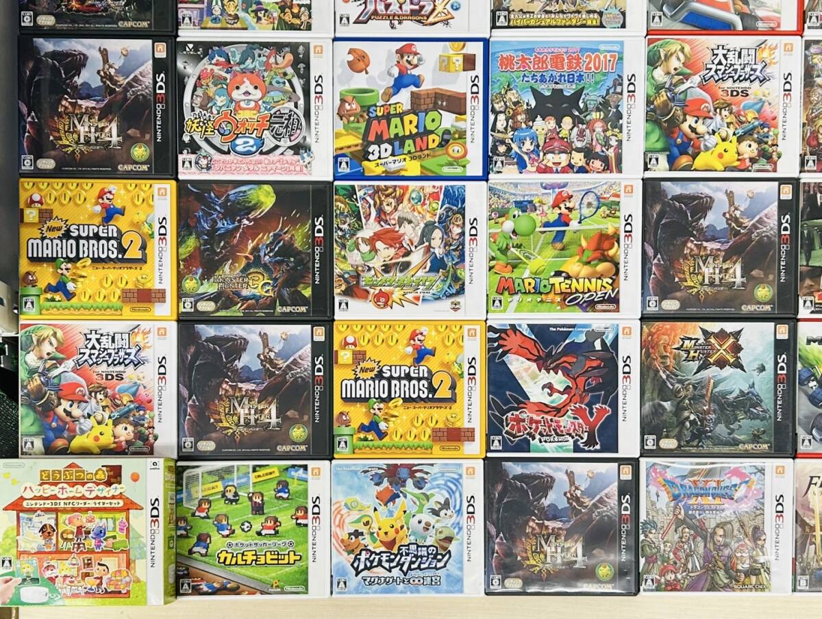 Nintendo ニンテンドー 3DS ソフト ケース付 91本 マリオメーカー