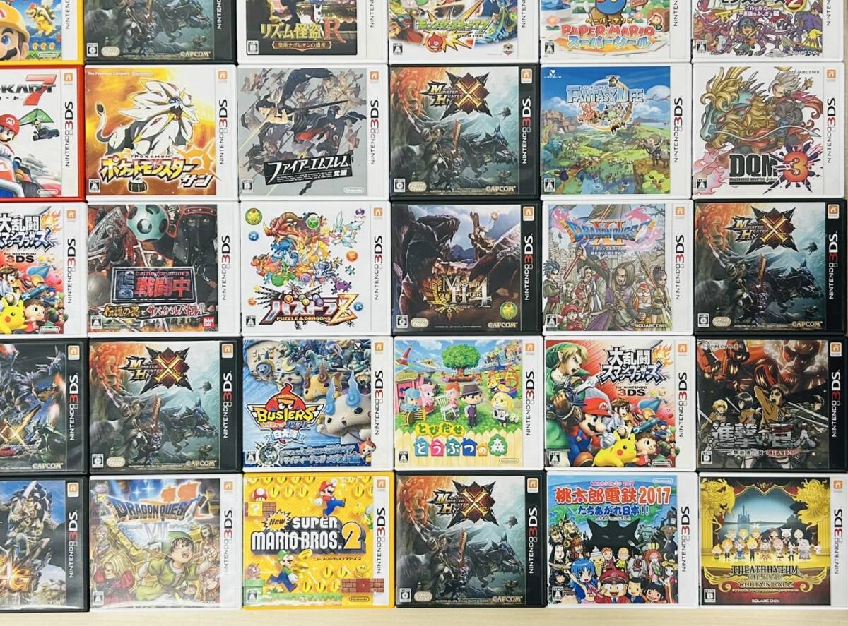 Nintendo ニンテンドー 3DS ソフト ケース付 91本 マリオメーカー