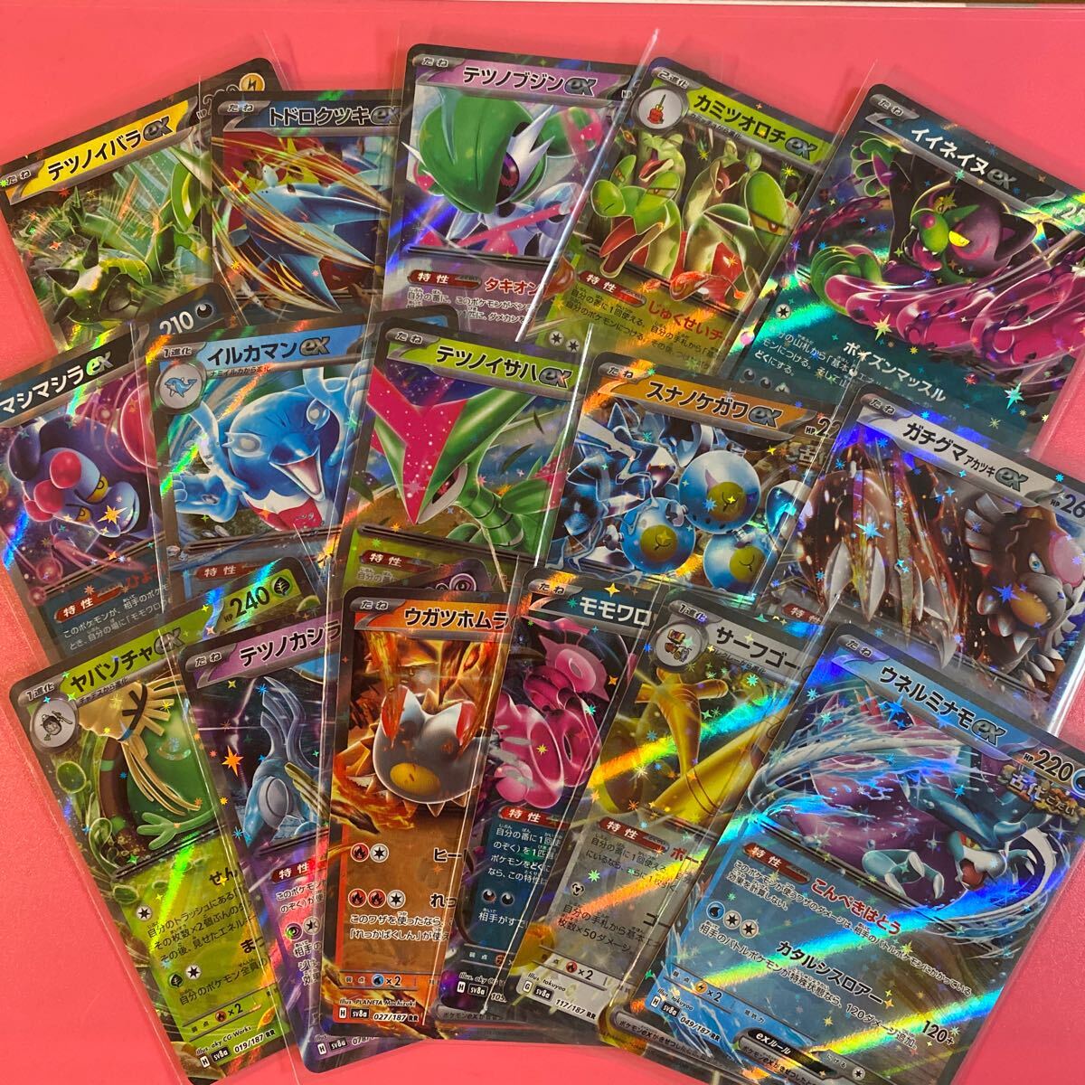 ポケモンカードゲーム ・テラスタルフェスex☆exカード16枚セット