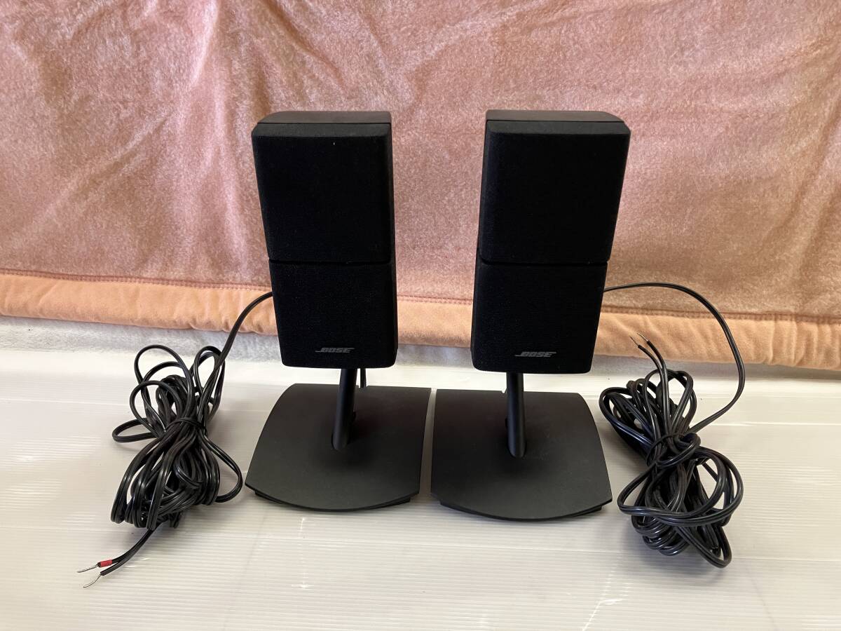 BOSE ダブルキューブ サテライトスピーカー ペア ブラケット付 BOSE - Bose ボーズ キューブ サテライトスピーカー ペア