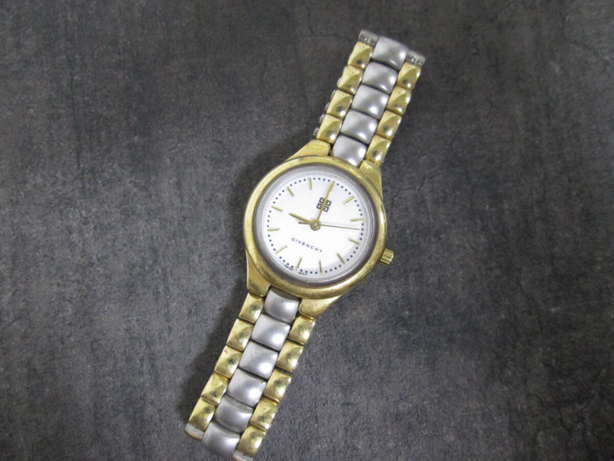 1211n S14733】 ジバンシィ GIVENCHY LIFE KM.07.XV クォーツ 腕時計