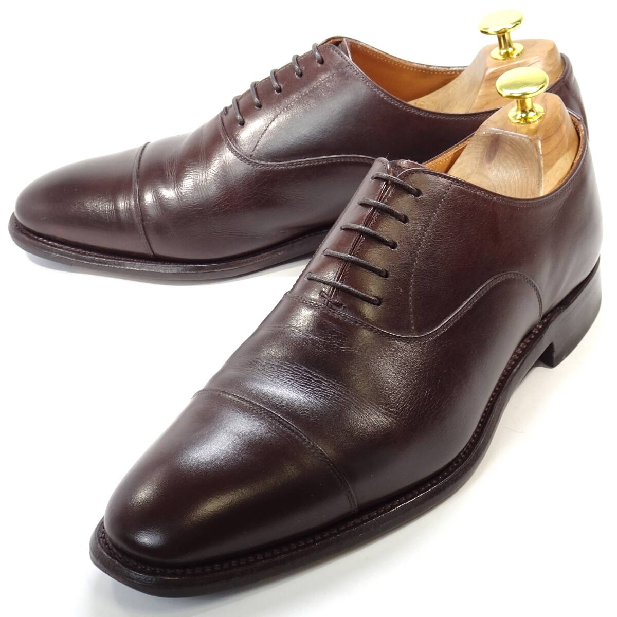超美品✨スコッチグレイン オデッサ 25 レザーストレートチップ 即決 SCOTCH GRAIN ODESSA 25.0cm ストレートチップ スコッチグレイン