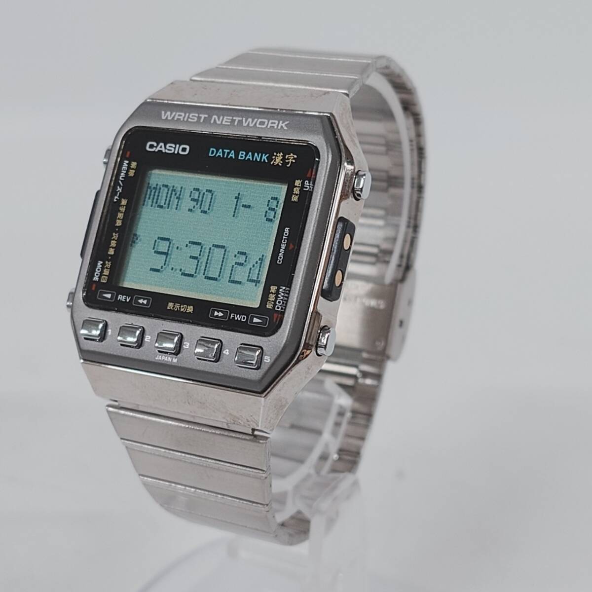 1円~【実動】カシオ CASIO 漢字データバンク DKW-100 クォーツ メンズ