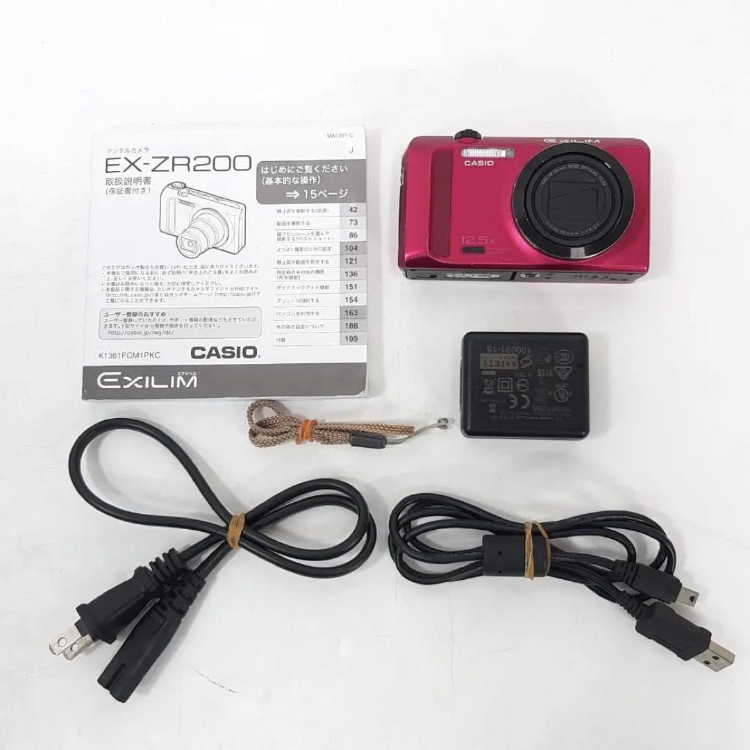 訳あり品 CASIO EXILIM EX-ZR200 本体 デジタルカメラ CASIO Exilim EX