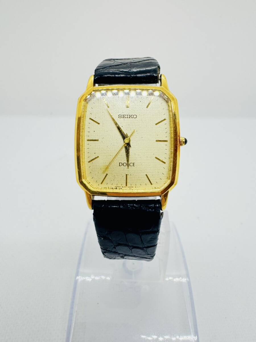1円☆不動☆【SEIKO】セイコー DOLCE ドルチェ 8J41-5000 ※リューズ