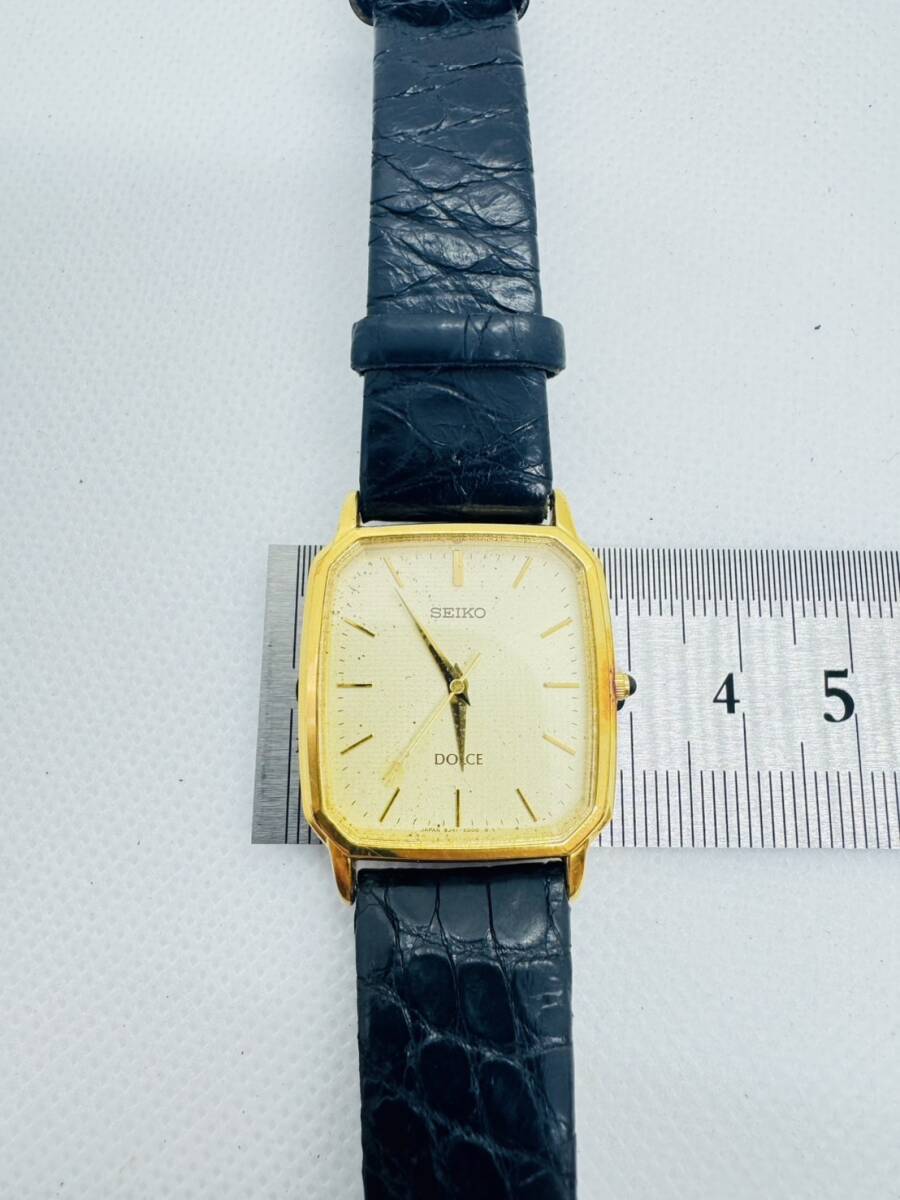 1円☆不動☆【SEIKO】セイコー DOLCE ドルチェ 8J41-5000 ※リューズ