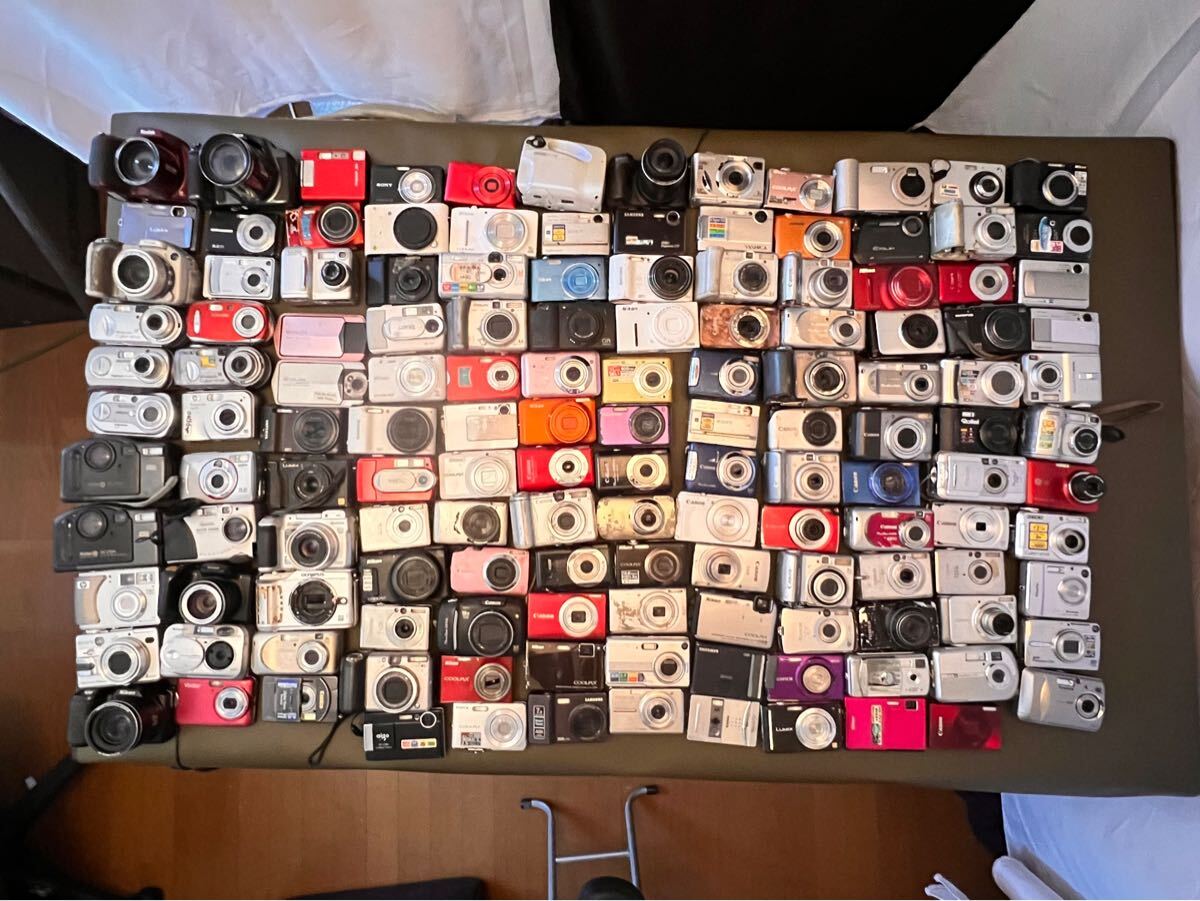 ★デジタルカメラ ②★デジカメ まとめ売り カシオ/キャノン/オリンパス/ソニー/Nikon 富士など139台【中古/現状品/動作未確認ジャンク】_1