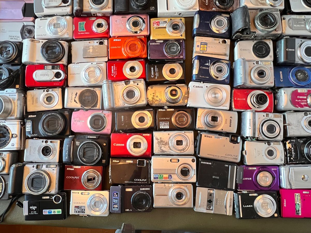 ★デジタルカメラ ②★デジカメ まとめ売り カシオ/キャノン/オリンパス/ソニー/Nikon 富士など139台【中古/現状品/動作未確認ジャンク】_3