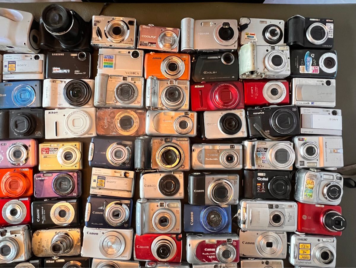 ★デジタルカメラ ②★デジカメ まとめ売り カシオ/キャノン/オリンパス/ソニー/Nikon 富士など139台【中古/現状品/動作未確認ジャンク】_5