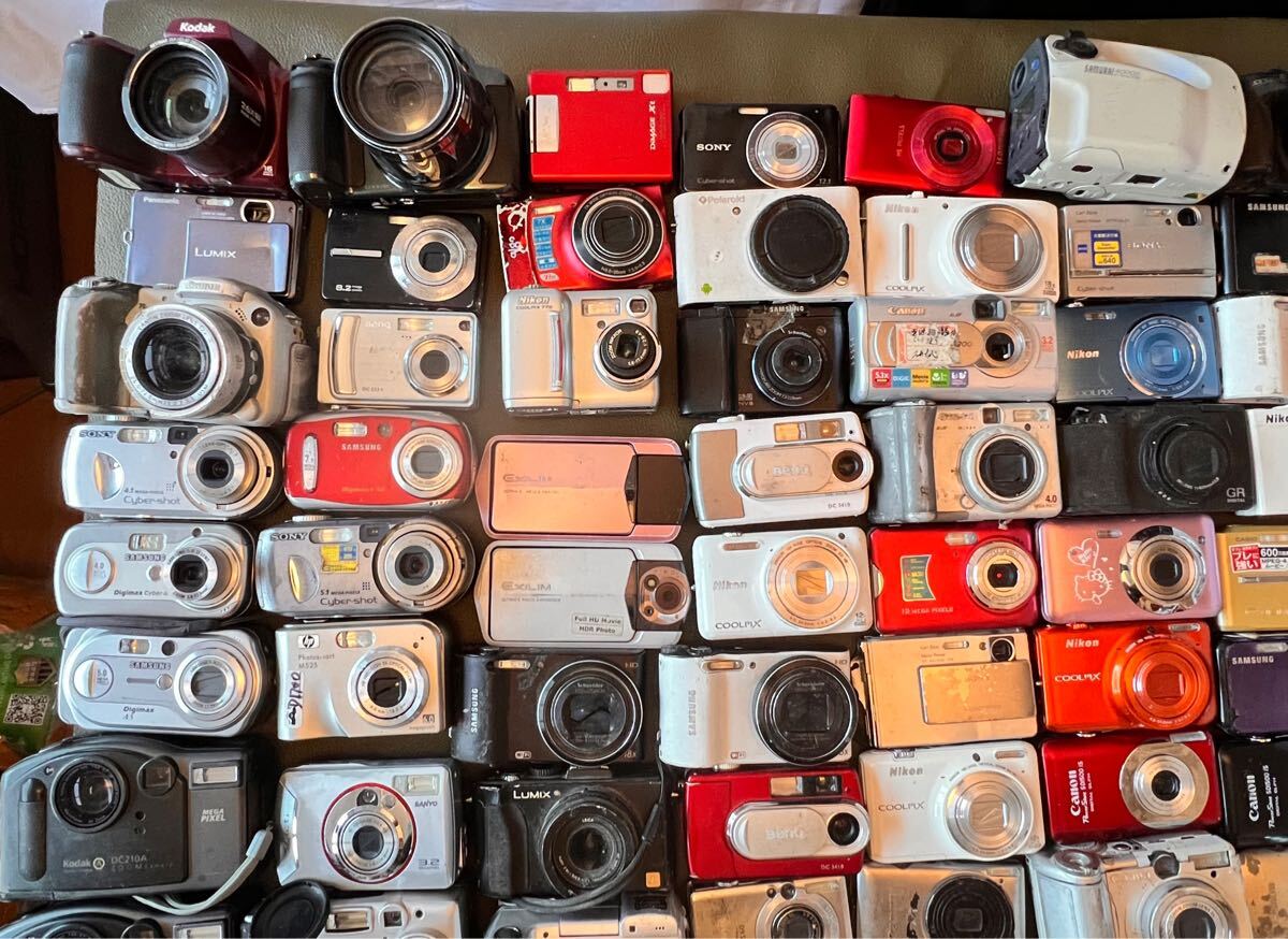 ★デジタルカメラ ②★デジカメ まとめ売り カシオ/キャノン/オリンパス/ソニー/Nikon 富士など139台【中古/現状品/動作未確認ジャンク】_7