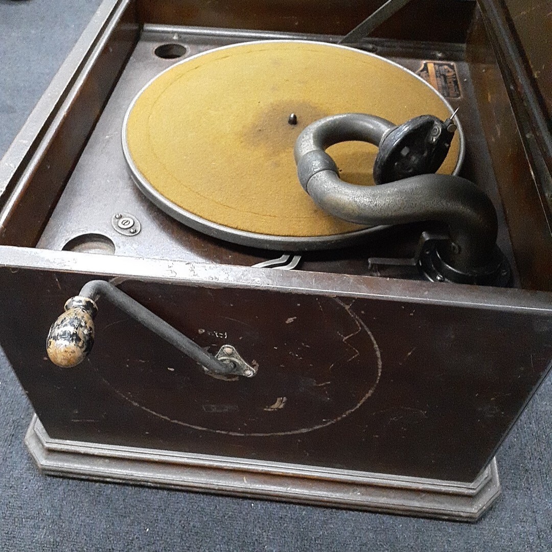 動作確認済み　ビクター　victrola アンティーク蓄音機　J1-81 Victor ビクター Victrola ビクトローラ 蓄音機 J1-81針おまけ 動作
