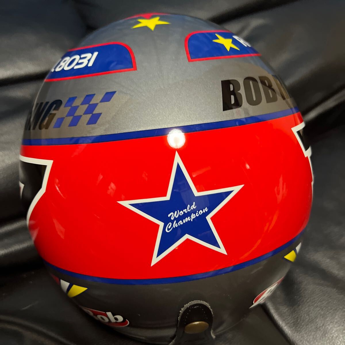 美品】Bob RACING #37スモールジェットヘルメット『希少入手困難