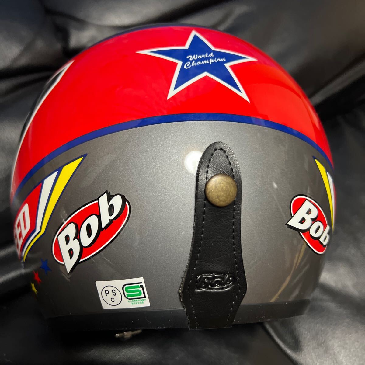 美品】Bob RACING #37スモールジェットヘルメット『希少入手困難