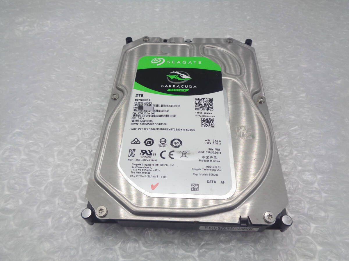 Seagate BarraCuda 3.5インチ内蔵HDD ST8000DM00【公式通販】 Seagate 