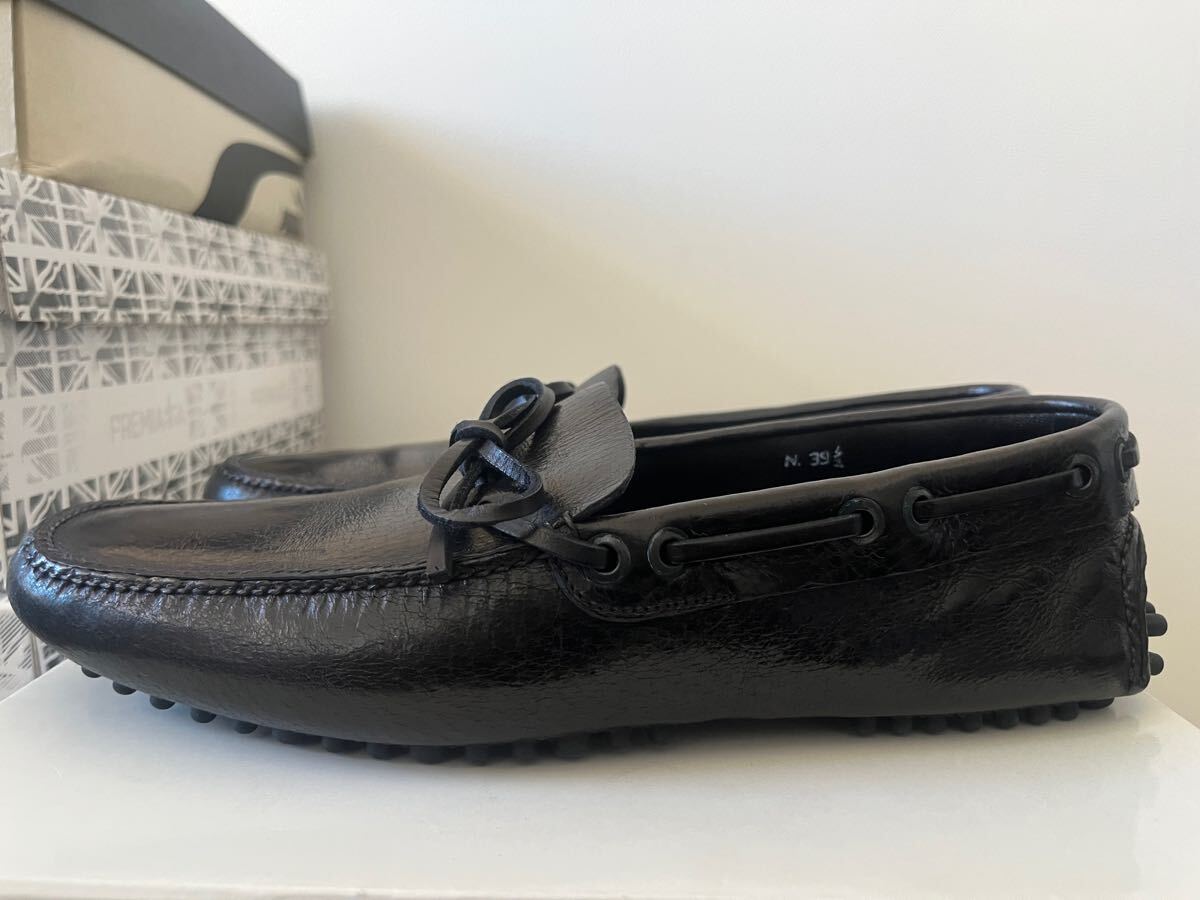 ジンターラ ローファー 革靴 シューズ 黒 レザー zintala 未使用品 391 