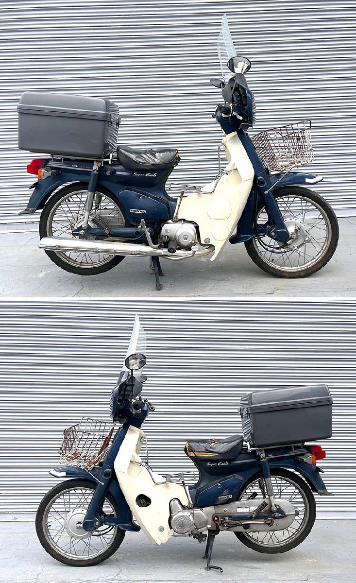 スーパーカブ90 カスタム セル付 HA02 ホンダ純正OP ウインドシールド
