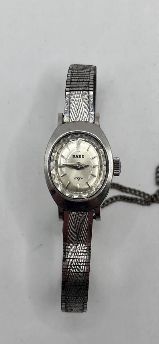 KG4312 1円〜 RADO ラドー K14WG ホワイトゴールド 腕時計 金 585 elfe