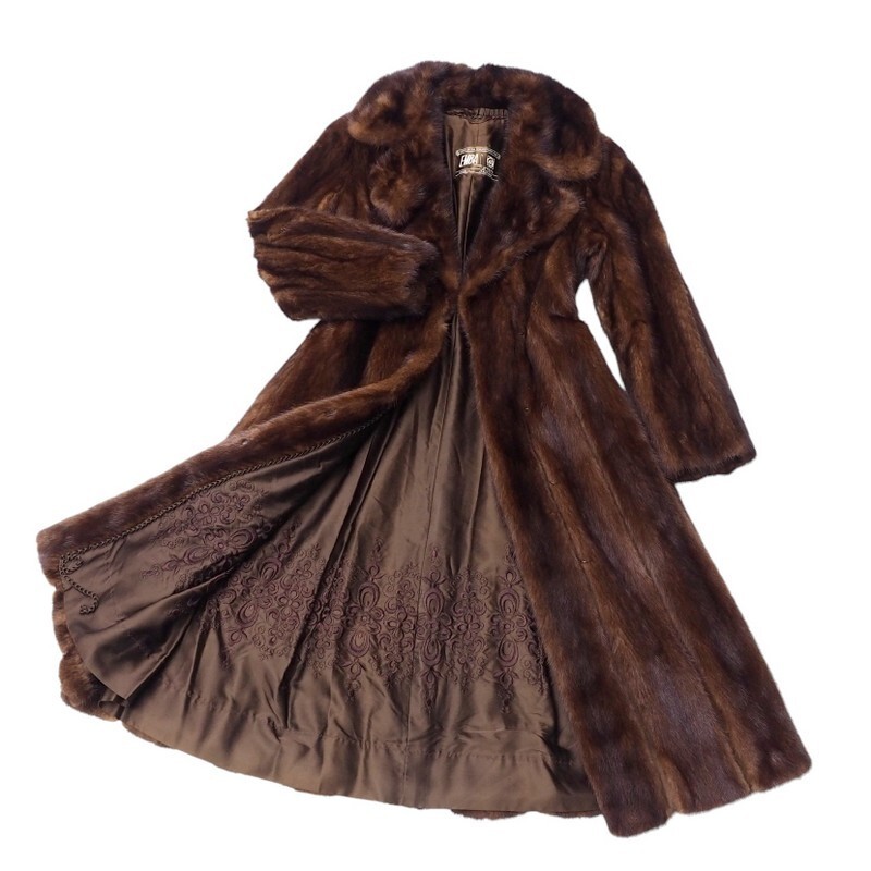 【美品】EMBA MINK FUR/エンバ デミバフミンク/ファーコート MG9925▽エンバ EMBA furriers*デミバフミンク MINK*最高級毛皮*ファー