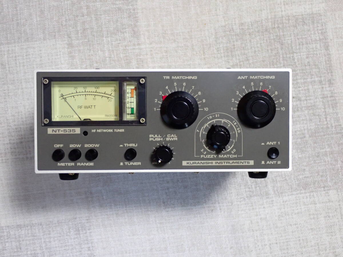 クラニシ アンテナチューナー NT-535 クラニシ アンテナチューナー NT-535 HF⁄50MHz 200W Yahoo