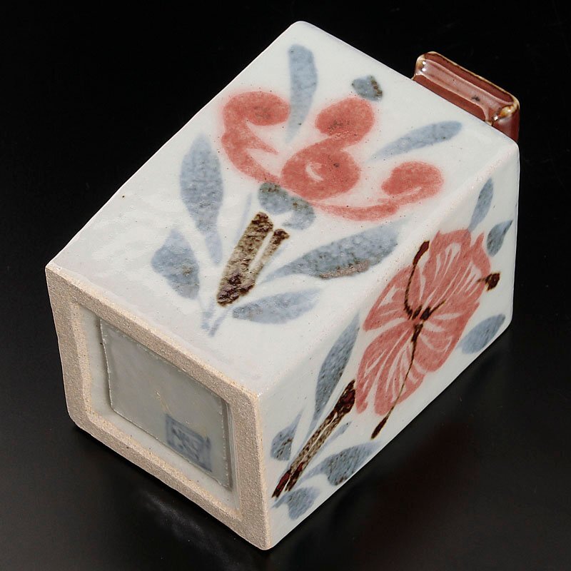 古美味】河井透 花紋方壷 茶道具 保証品 gLD3 【公式通販】 古美味】河井透 花紋方壷 茶道具 保証品 gLD3 【公式通販】