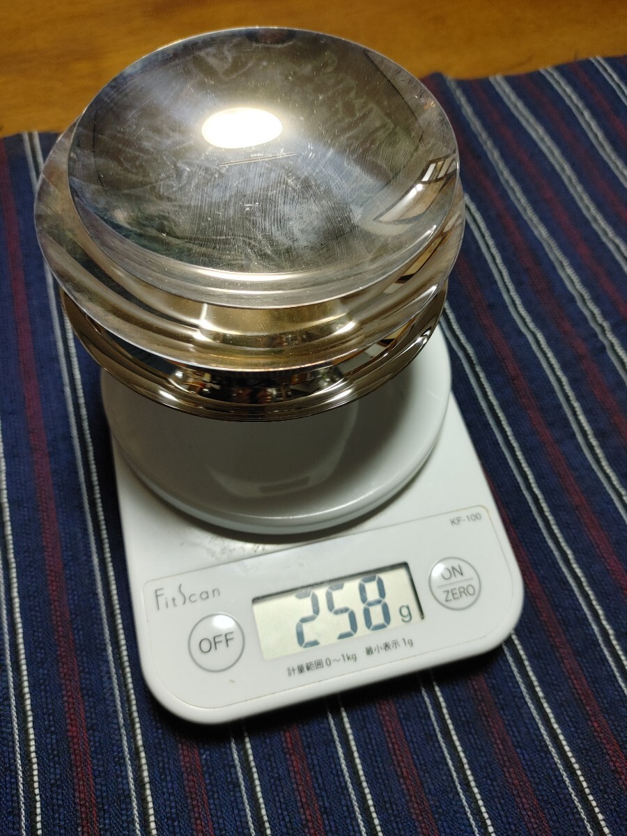☆ 純銀 ☆ 銀杯 銀盃 ☆3点 ☆全て純銀刻印あり☆総重量
