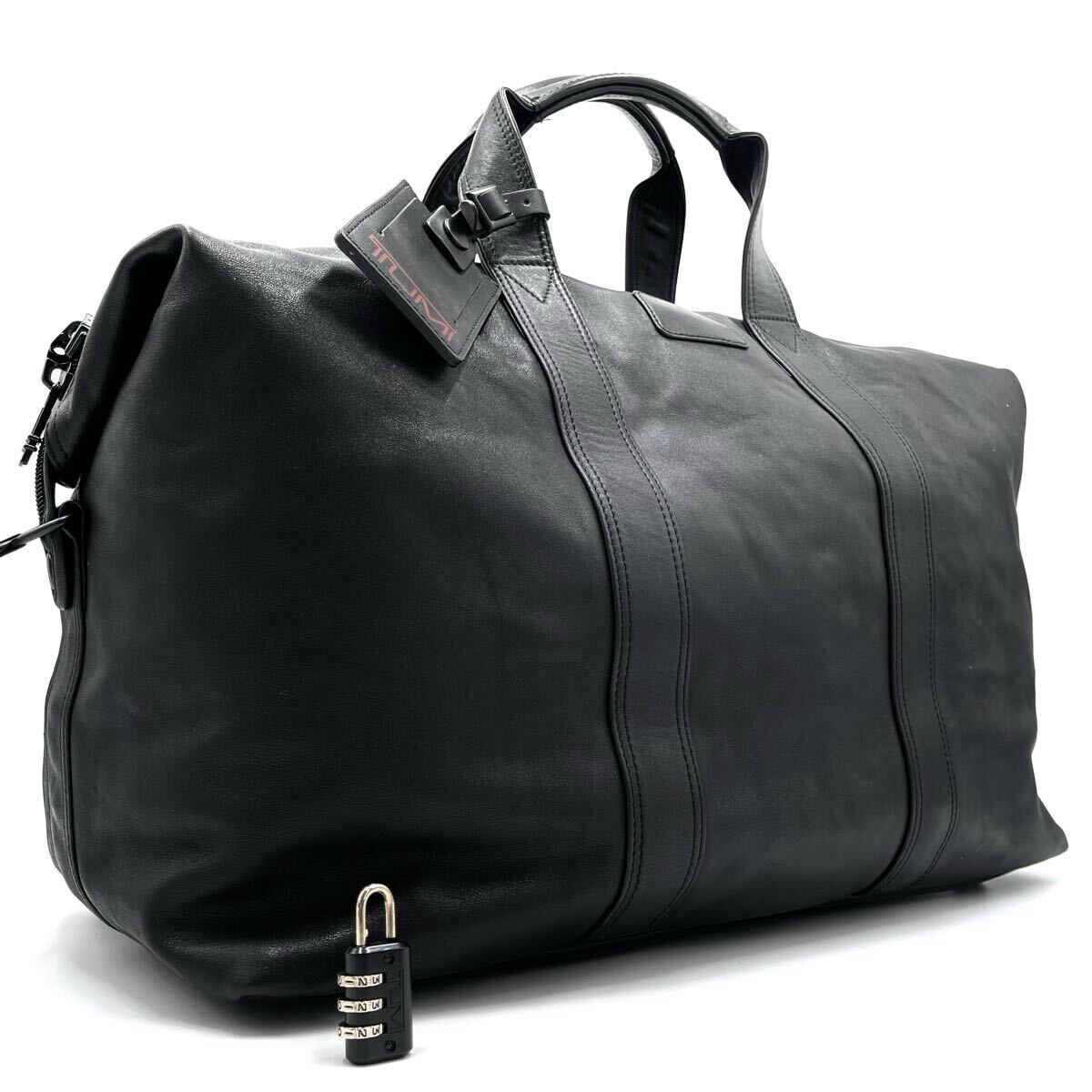 ZONO ⭐️TUMI トゥミ　ボストンバッグ　オールレザー　大容量 1円《正規品・美品》TUMI トゥミ ボストンバッグ メンズ オールレザー