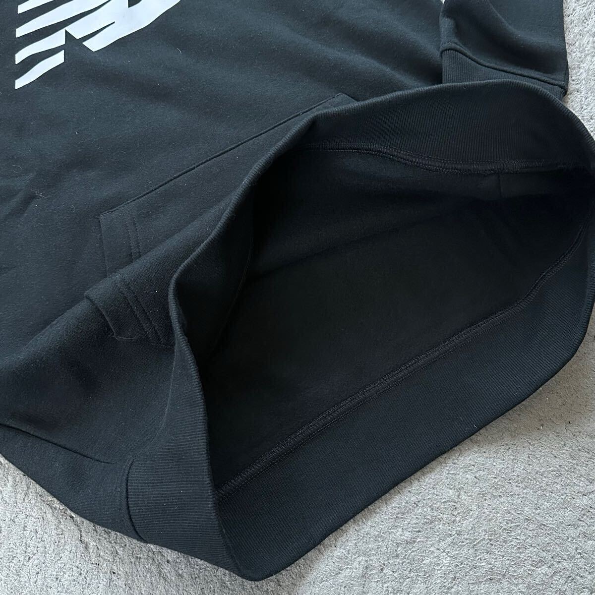 Lサイズ 新品 ニューバランス 裏起毛 パーカー ゴルフ New Balance スウェット フーディー プルオーバー 長袖 秋冬 ブラック 黒 大谷翔平_5