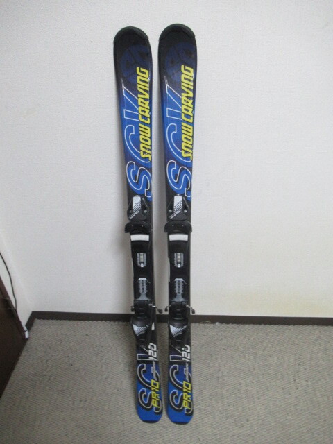 USED】スノーカービング SNOW CARVING PR10 スキー板 子供用 青 120cm
