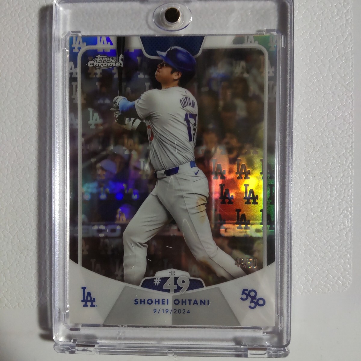 Topps 50⁄50 0 HR カード CAE 50枚限定 TOPPS chrome 2024 HR#49