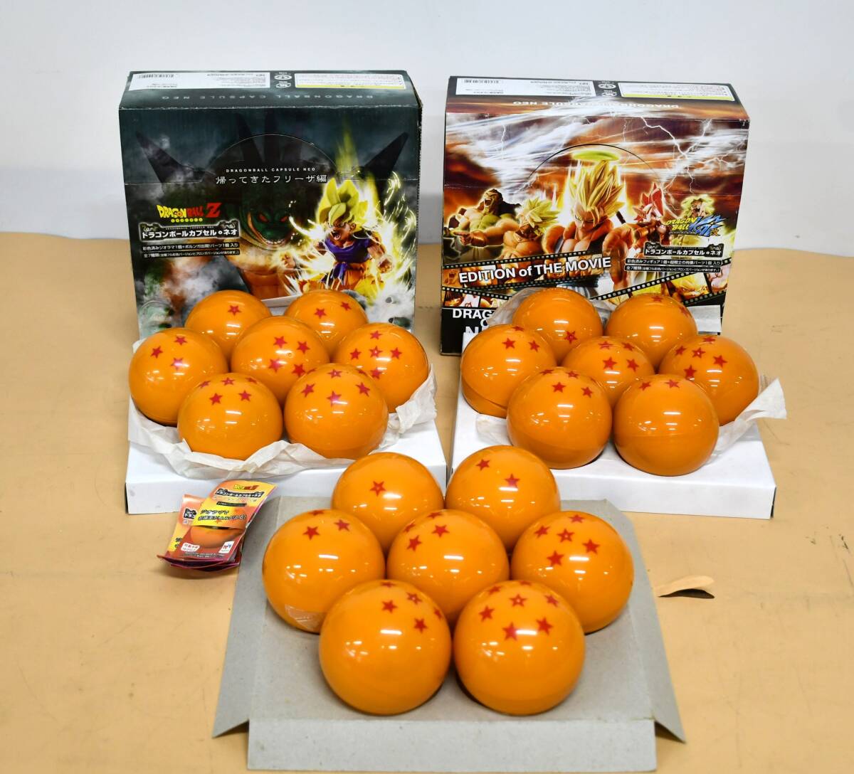 ドラゴンボールカプセル 宿命の戦い！サイヤ人編ブロンズバージョン　全7種+1種 ドラゴンボールカプセル 宿命の戦い！サイヤ人編ブロンズバージョン 全