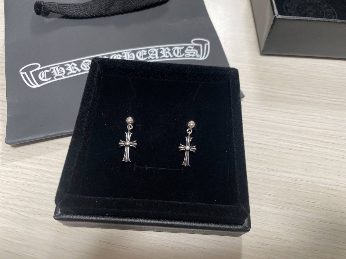 Chrome Hearts CH ピアス クロムハーツ クロス 925 シルバー 付属は