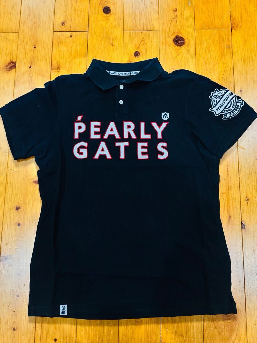 PEARLY GATES パーリーゲイツ 30周年 ポロシャツ ネイビー サイズ6