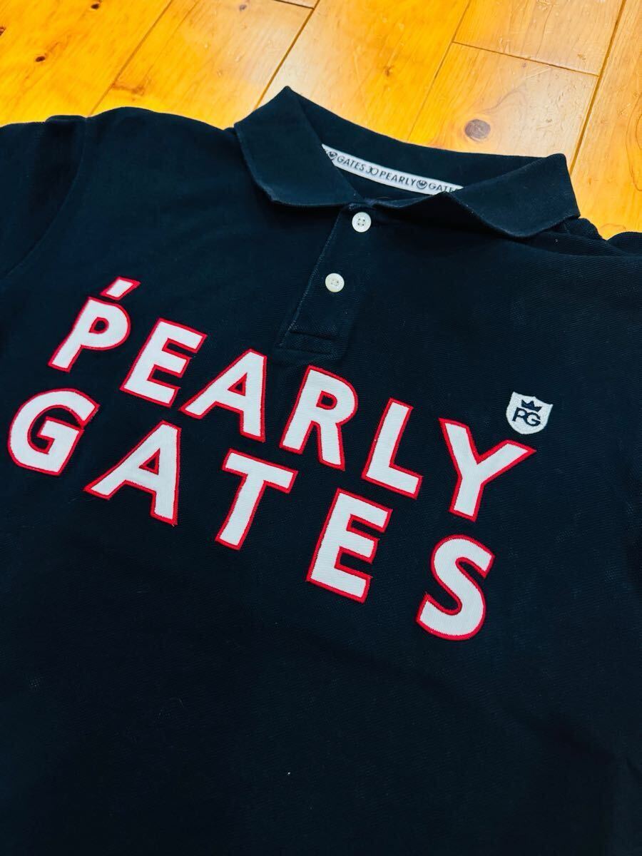 PEARLY GATES パーリーゲイツ 30周年 ポロシャツ ネイビー サイズ6