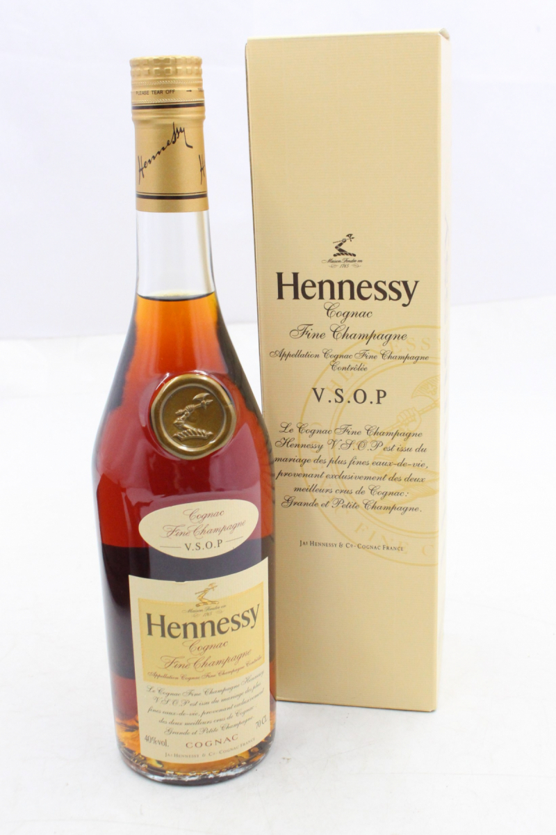 【未開栓・古酒】Hennessy V.S.O.P Fine Champagne ト静】☆ 古酒 未開栓 洋酒 HENNESSY ヘネシー VSOP Fine Champagne
