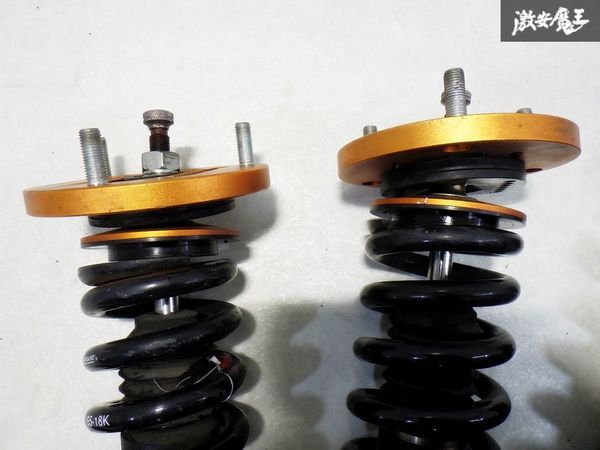 抜け・固着なし！ T-DEMAND PRO DAMPER GRS 18 20 21 クラウン 120 130 マークX 190 レクサス GS フルタップ 車高調 減衰調整 ピロ 1台分 プロダンパー T-DEMAND 車高調 アウトレット セール X