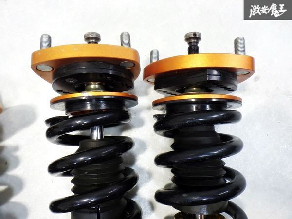 抜け・固着なし！ T-DEMAND PRO DAMPER GRS 18 20 21 クラウン 120 130 マークX 190 レクサス GS フルタップ 車高調 減衰調整 ピロ 1台分 プロダンパー T-DEMAND 車高調 アウトレット セール X