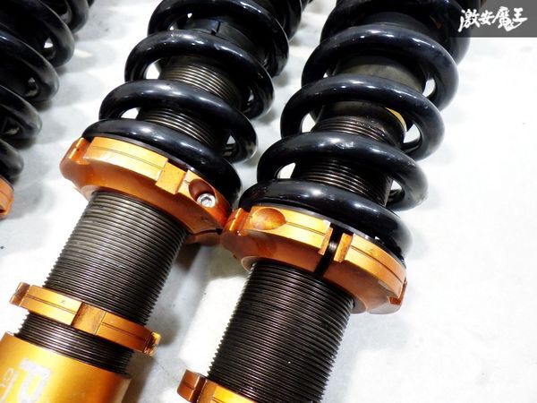 抜け・固着なし！ T-DEMAND PRO DAMPER GRS 18 20 21 クラウン 120 130 マークX 190 レクサス GS フルタップ 車高調 減衰調整 ピロ 1台分 プロダンパー T-DEMAND 車高調 アウトレット セール X