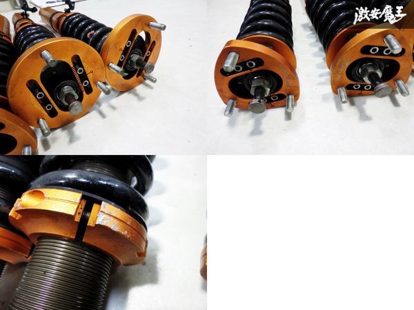 抜け・固着なし！ T-DEMAND PRO DAMPER GRS 18 20 21 クラウン 120 130 マークX 190 レクサス GS フルタップ 車高調 減衰調整 ピロ 1台分 プロダンパー T-DEMAND 車高調 アウトレット セール X