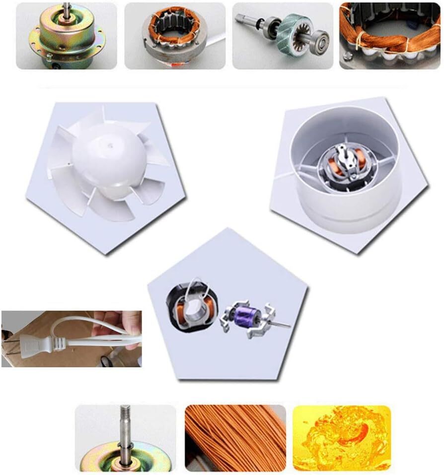 パイプファン 100mm ダクトファン ダクト用 換気扇 排気 100v/110v 静音 ブースターファン 壁面・天井面取付兼用形_4