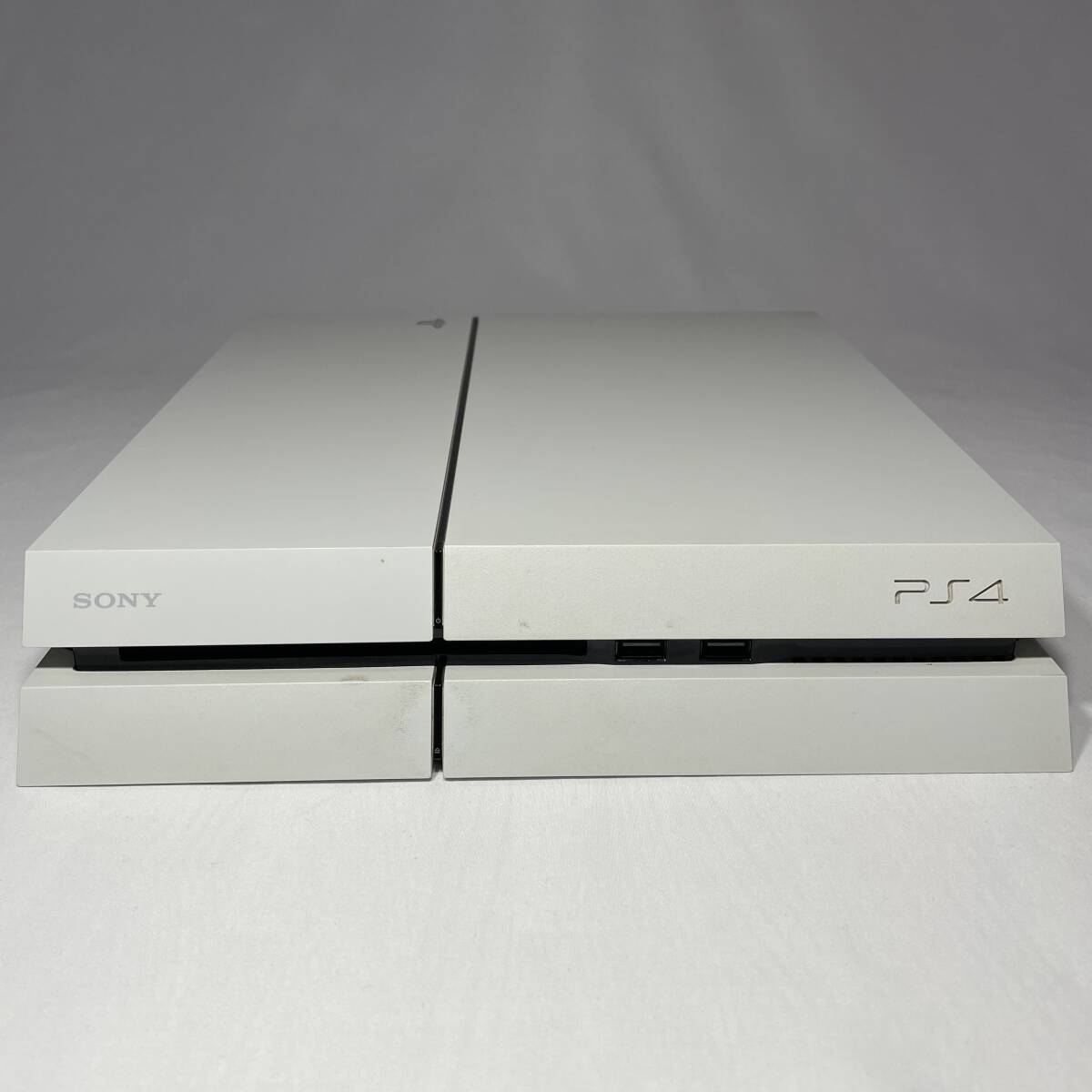◎1円～【動作確認済み】PS4 CUH-1100A 500GB 封印シールとHDDあり 電源コード プレステ4本体 PlayStation4 SONY ソニー ホワイト 白 YA26_3