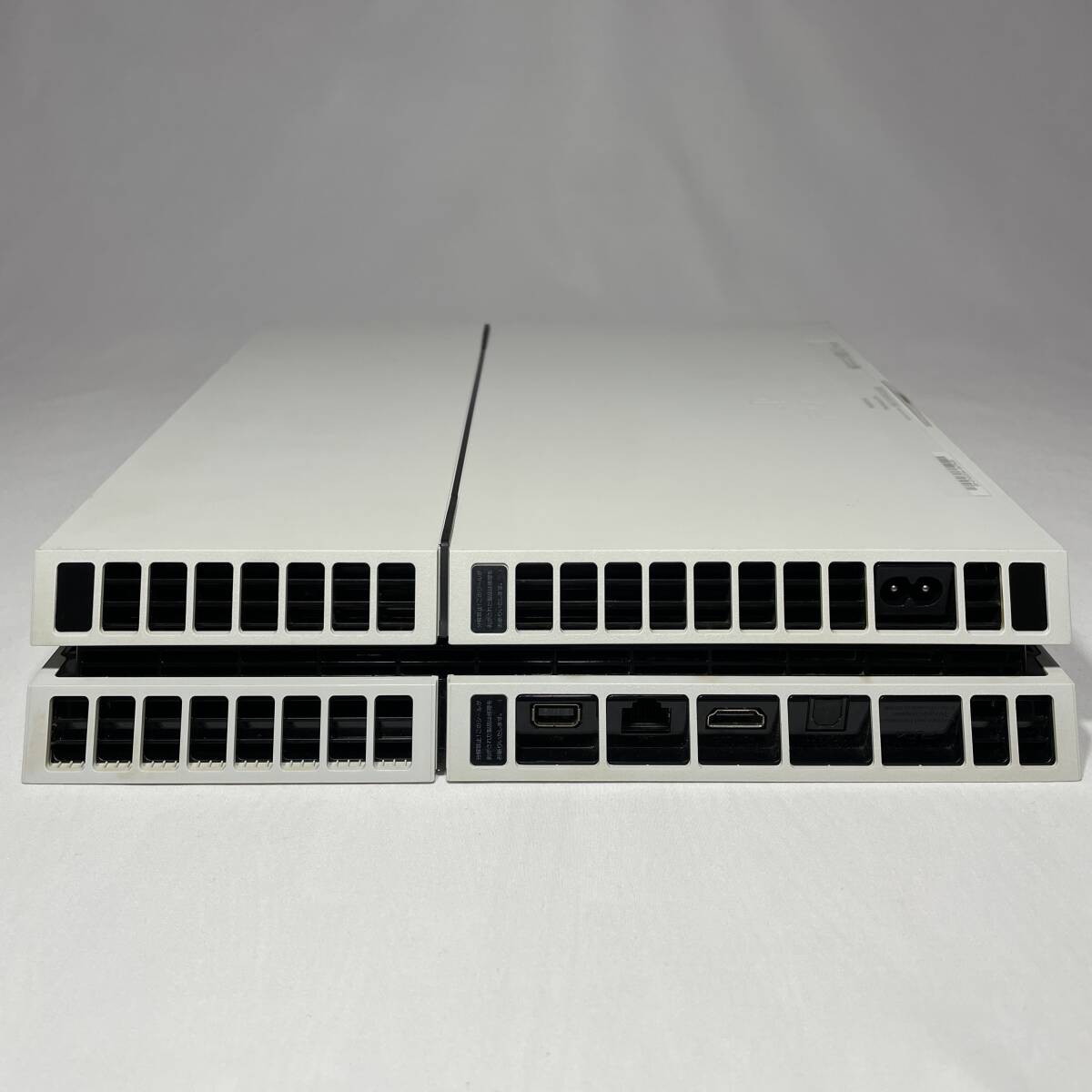 ◎1円～【動作確認済み】PS4 CUH-1100A 500GB 封印シールとHDDあり 電源コード プレステ4本体 PlayStation4 SONY ソニー ホワイト 白 YA26_4