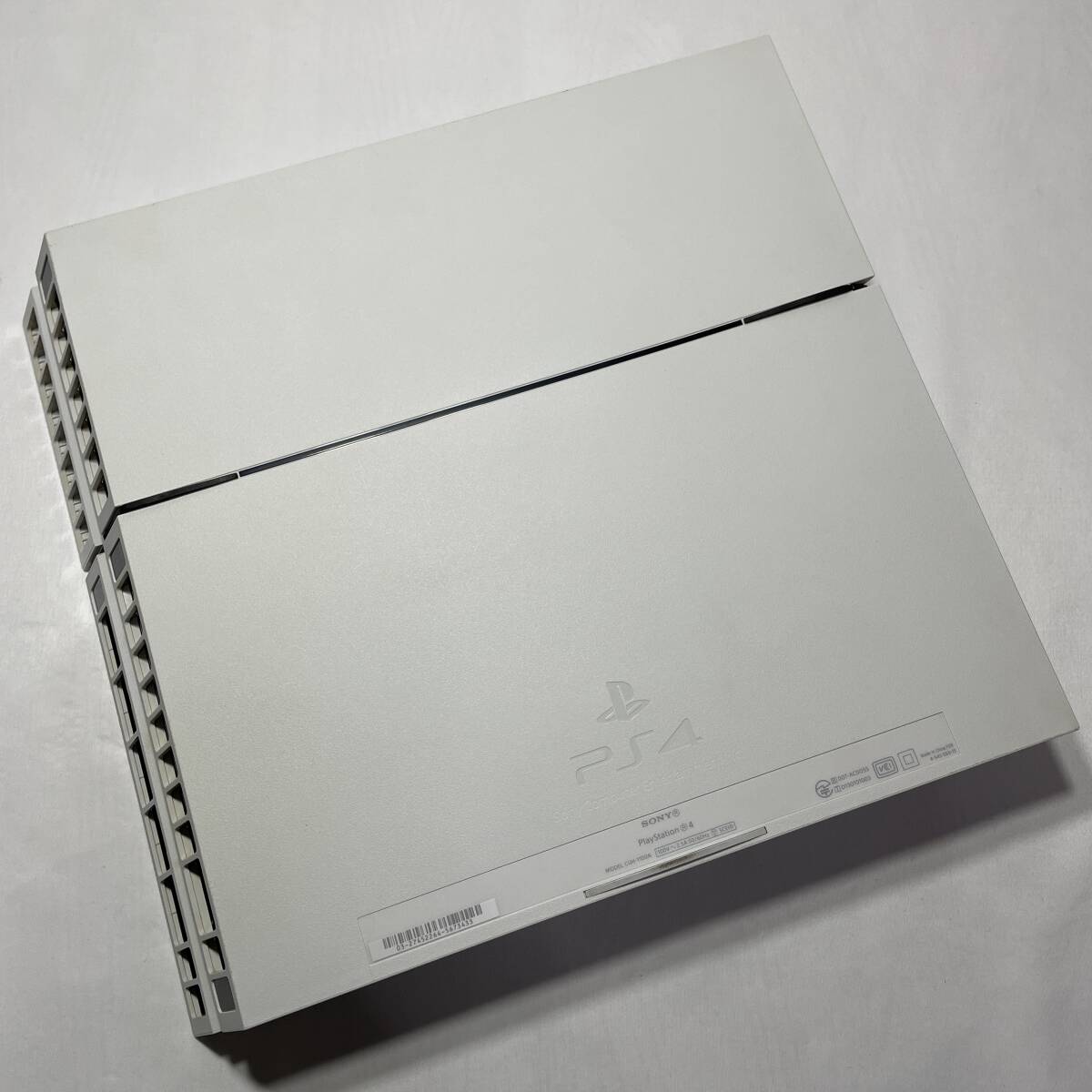 ◎1円～【動作確認済み】PS4 CUH-1100A 500GB 封印シールとHDDあり 電源コード プレステ4本体 PlayStation4 SONY ソニー ホワイト 白 YA26_7