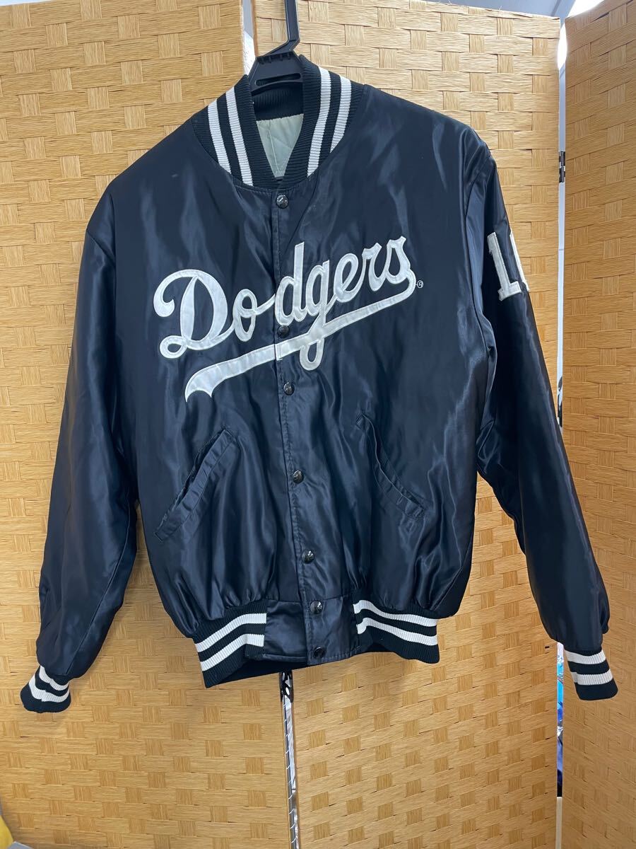 希少　激レア　ブルックリン ドジャース ナイロンスタジャン USA製 90s MLB ナイロンジャケット ドジャース 90's MLB（スタジャン）のフリマ