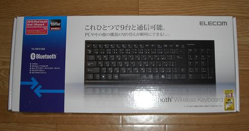 新品！●ELECOM TK-FBP014BK Bluetooth Keyboard　即決_1
