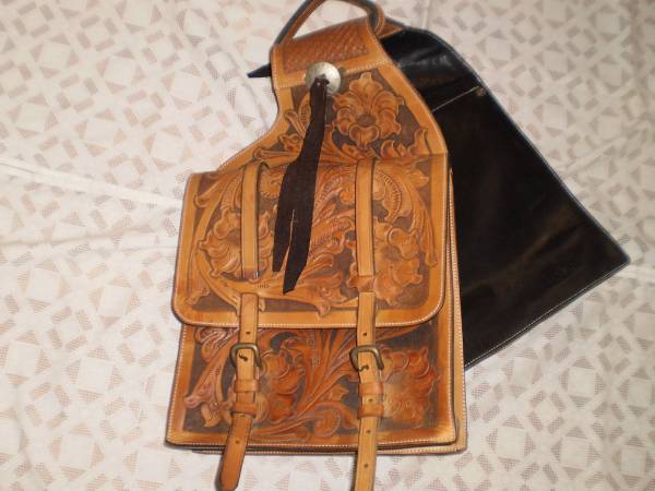 乗馬用　サドルバッグ　レザークラフト！_2