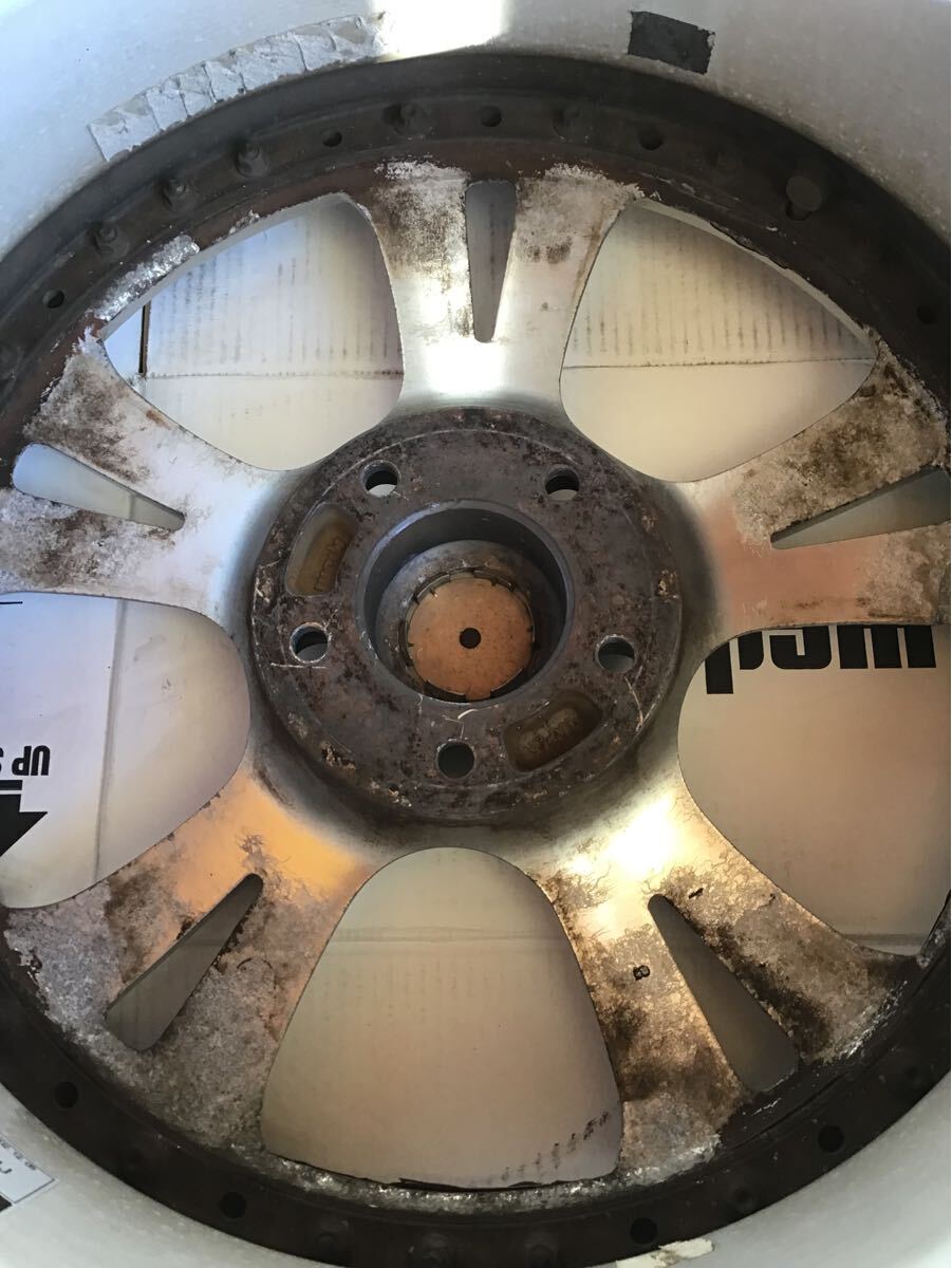 ★希少★Weds kranze ケルベロス2 クレンツェ 社外アルミホイール 18×8J+46 114.3-5H 中古品4本 クレンツェ ケルベロス2 18インチ LXZ 5901深リム CERBERUS